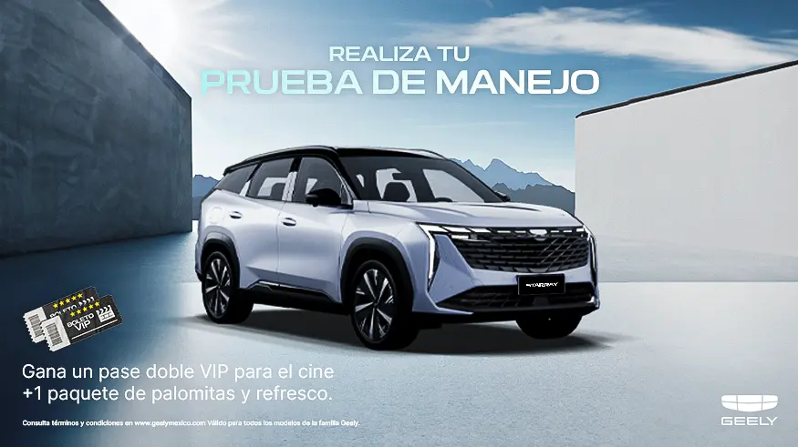 Prueba de Manejo y Regalo de Boletos VIP con GEELY